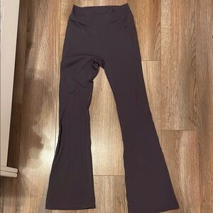 Youth charcoal flared leggings